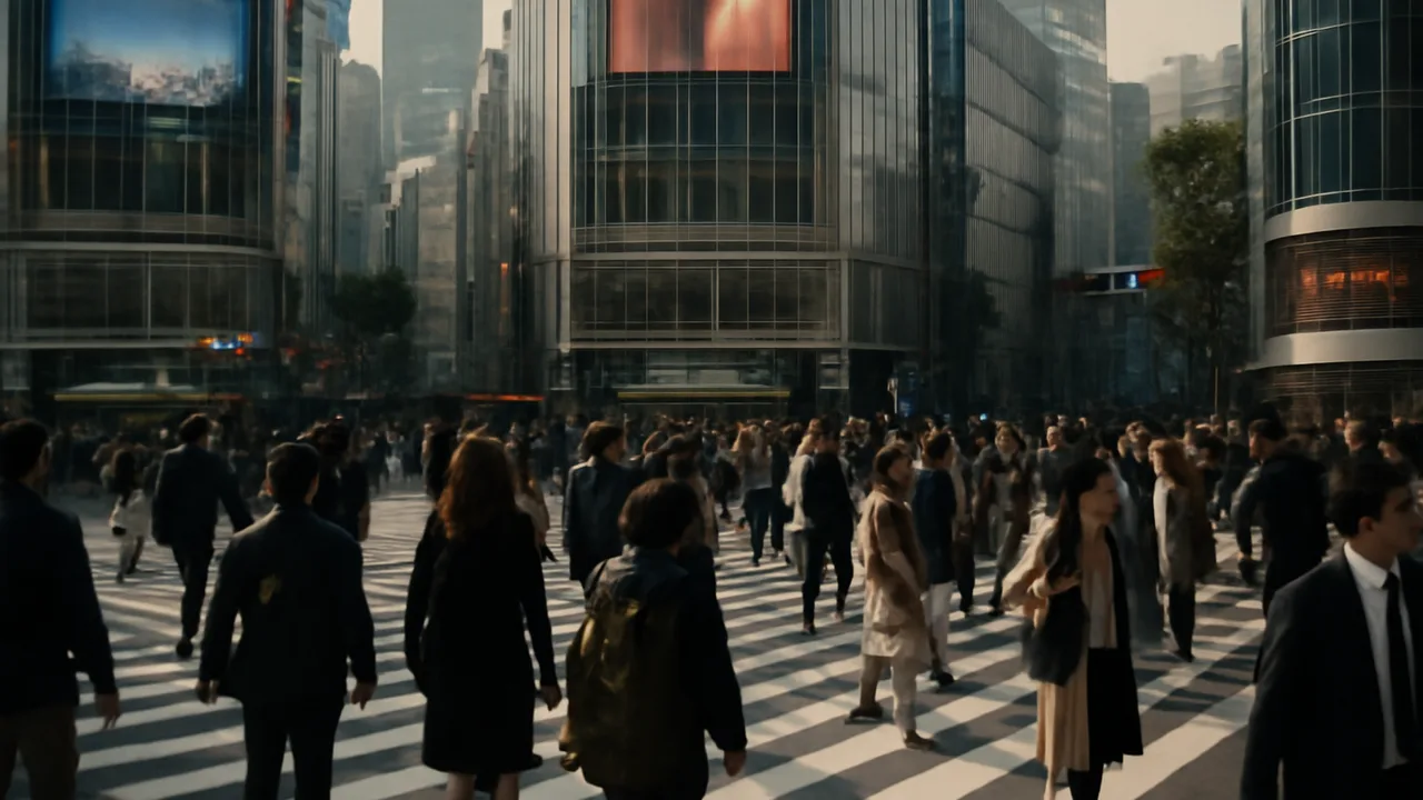 渋谷スクランブル交差点、歩行者ゼロ日が年間312日に 地下自律移動網が地上を代替