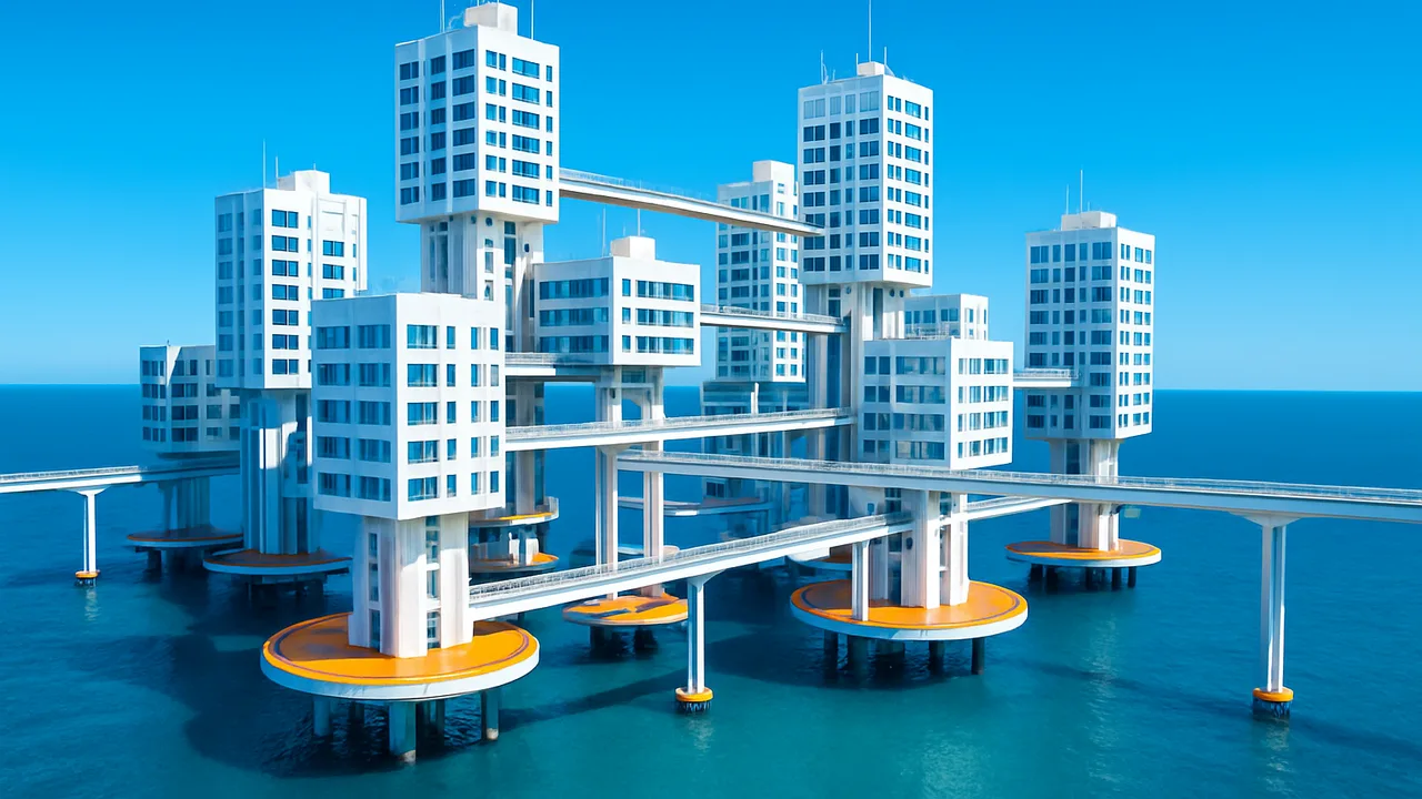 「空中都市ゲーム」絶滅から3年 今度は現実の浮遊建築に課税開始