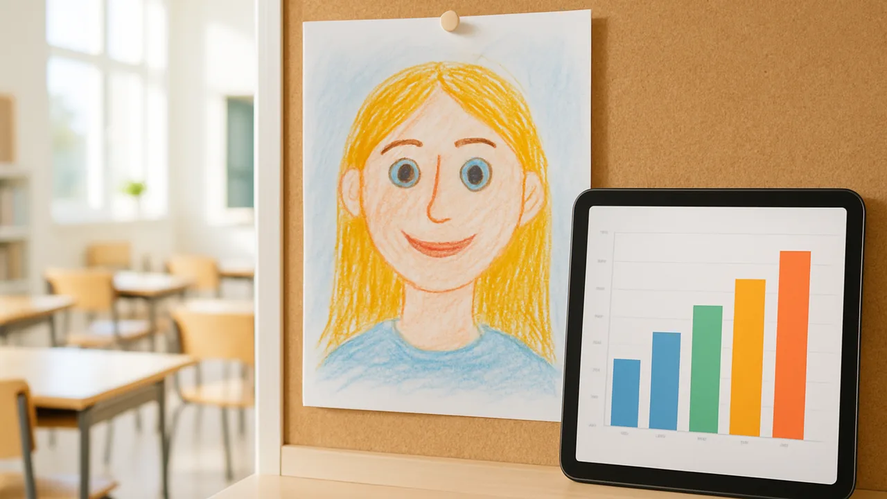 画像生成AI、小学校の似顔絵コンクールに侵入し児童の描く母の顔に忠実性3.2%判定