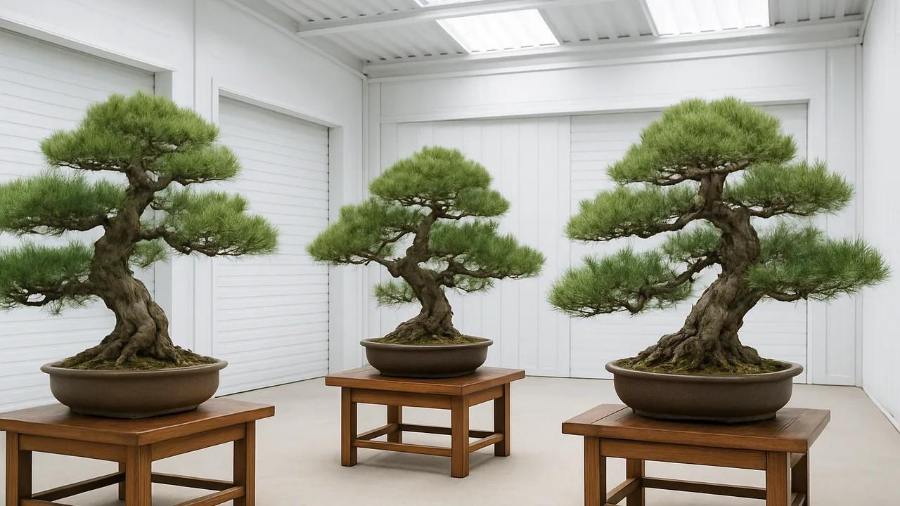 盆栽業界で「学年閉鎖」制度導入、樹齢80年の松3鉢を隔離保管