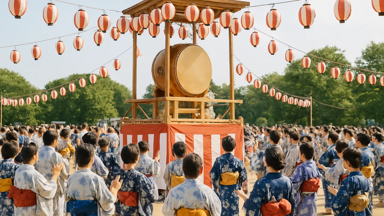盆踊り会場が「太鼓サーチャージ」導入 打ち手の握力低下で1人420円上乗せ