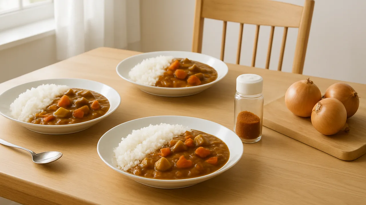 我が家の夕食メニュー、妻の閣議決定により三日連続カレーに