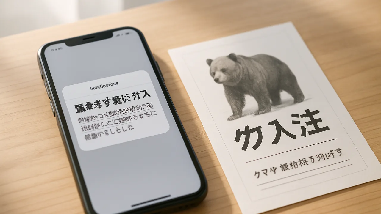 Netflix新作ホラーの告知文が クマ出没警報と酷似し誤認通報