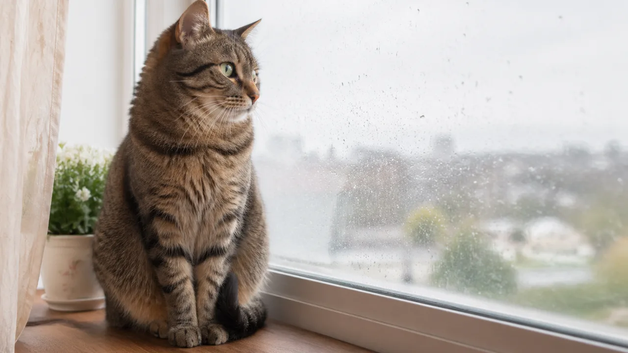 猫用天気予報サービス開始 週後半の雨に備え全国のキジトラが一斉に膨らむ
