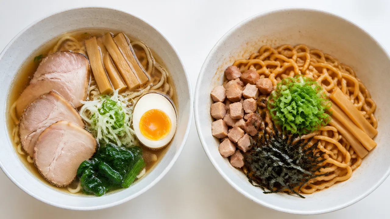 国際純正応用化学連合、ラーメンとまぜそばを区別する新基準「タレ残存率18.4%の壁」を正式制定