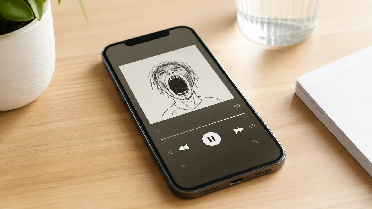 Spotify、楽曲をイラスト化して再生するモード搭載、ヘビーメタル8割が『叫んでいる顔』に収束