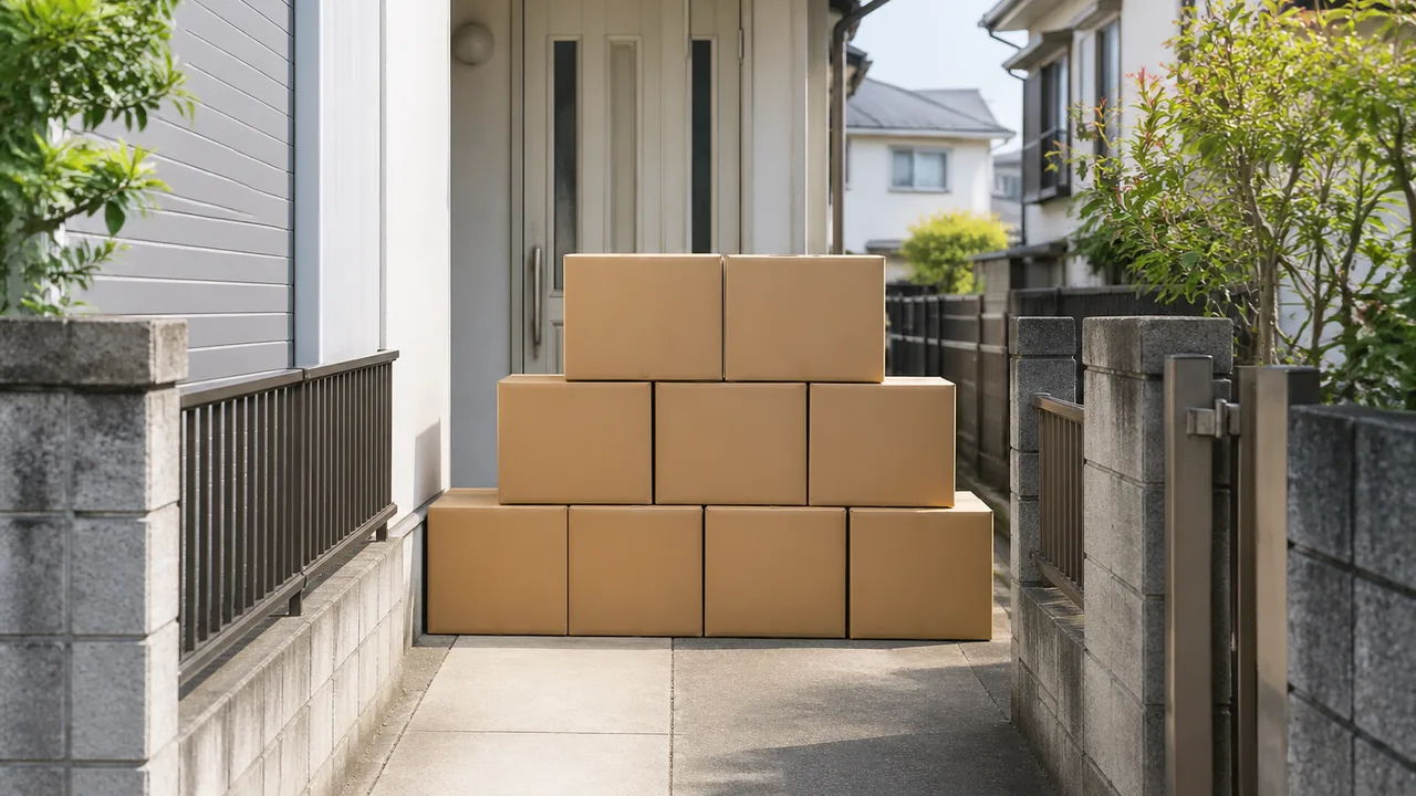 町内会、回覧板の巡回品質低下を1カ月ぶりに認め原因は3丁目佐藤家の玄関前に立ちはだかる段ボール12箱