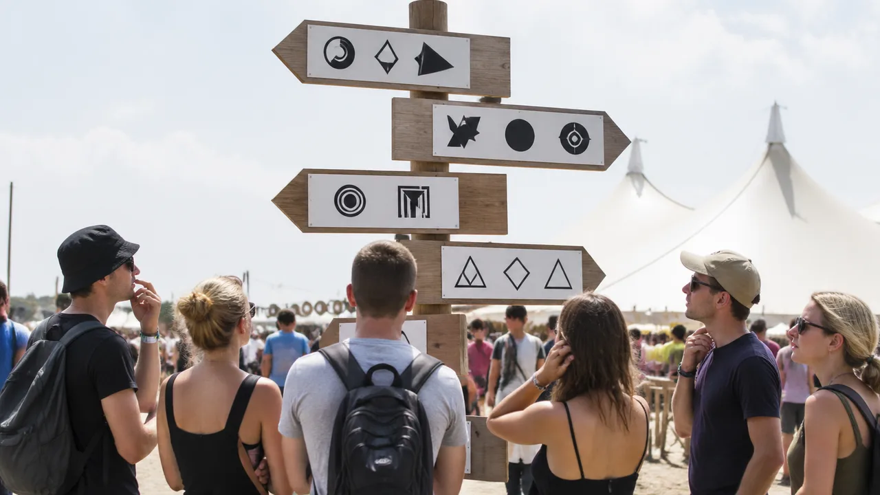 音楽フェスのピクトグラム担当デザイナー、インタビューで「伝わらない方がアート」と発言し出演アーティスト全員困惑