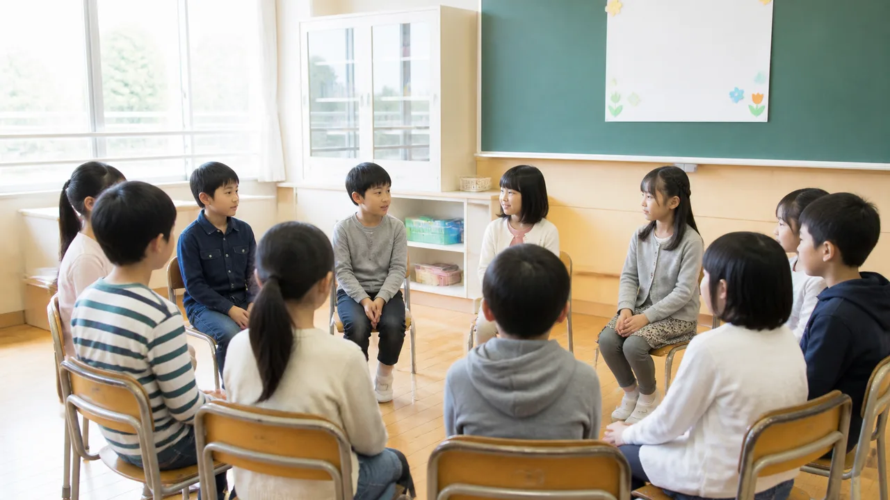 文科省、小学校の学級会に「平和憲法」制定義務化 給食おかわり権を第9条に明記