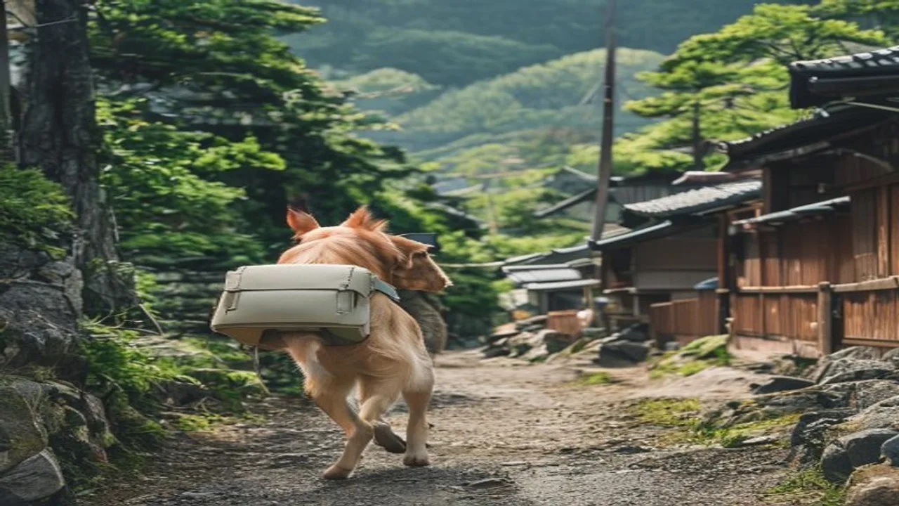 山間の町、回覧板の代わりに飼い犬が書類を咥えて走るシステムが総務省モデル事業に採択
