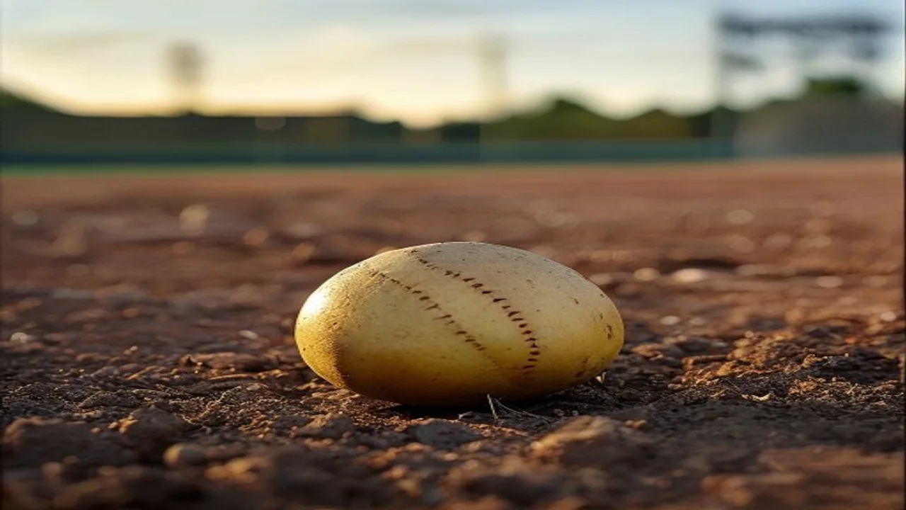 草野球チーム、深夜に勝手に塁間を移動するジャガイモを9番ショートで起用